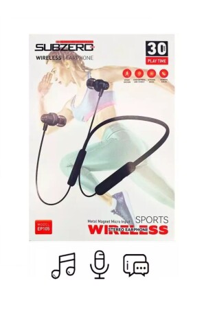 Boyun Askılı Bluetoothlu Sporcu Kulaklık (30 Saat) GİYİTEC020221EP1051 - 1