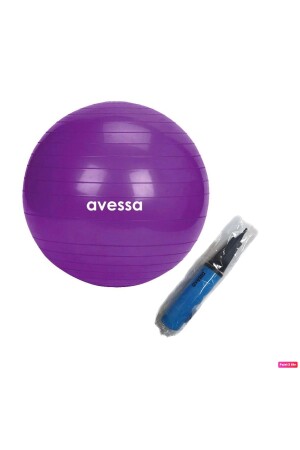 Bpt-55 55 Cm Dura-strong Yoga Pilates Topu Denge Egzersiz Topu - Pompa - 1