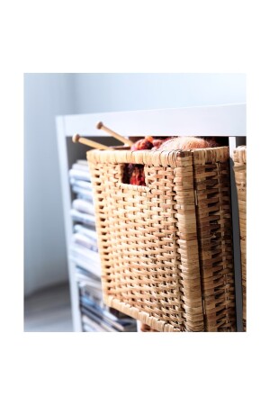 Branas Boxkorb Rattan Hellbraun 32x34x32 cm IKEA99990619 - 8