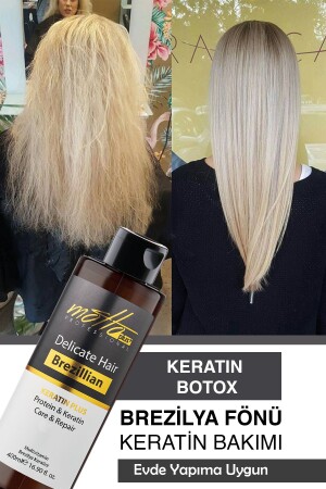 Brasilianische Föhn-Glättungs-Keratin-Botox-Pflege 400 ml - 2