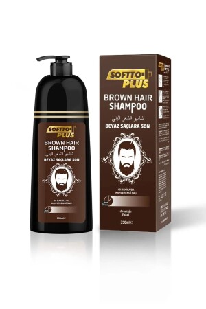 Braunes Haarshampoo 200+200 ml 00246 - 2