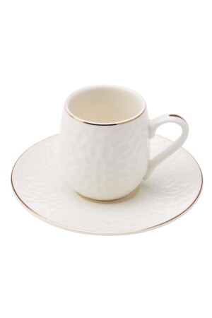 Braut-Kaffeetassen-Set für 6 Personen, Creme, 90 ml, 600 ml. 15. 01. 1790-1 - 5