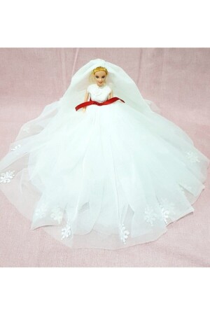 Brautpuppe, Spielzeug, handgefertigte Hochzeitskleid-Puppe, 30 cm, 201548963414 - 2