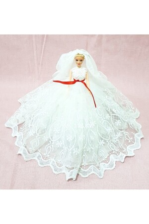 Brautpuppe, Spielzeug, handgefertigte Hochzeitskleid-Puppe, 30 cm, 201548963414 - 3