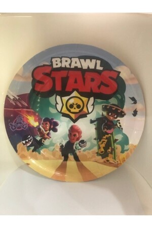 Brawl Stars Set mit 8 Papptellern und -bechern - 3