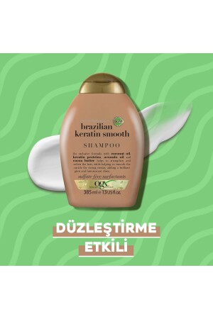 Brazilian Keratin Smooth Düzleştirici Etkili Sülfatsız Şampuan 385 ml - 5