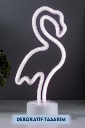 (BREAKABLE) Dp-87 Decorative Flamingo Neon LED Lighted Night Lamp ldflmngoo - 6