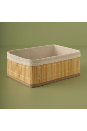 Bres Bambu Düzenleyici Kutu Naturel (33x23 cm) - Bella Maison
