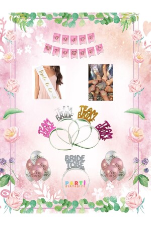 Bride To Be Party-Set Junggesellinnenabschieds-Set BRIDETOBE - 1