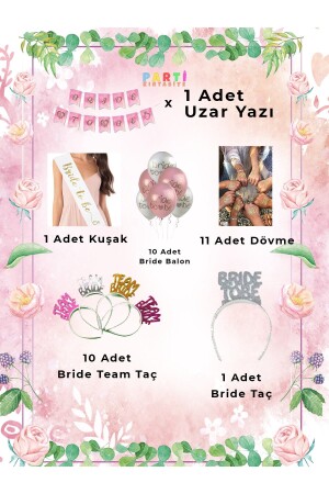 Bride To Be Party-Set Junggesellinnenabschieds-Set BRIDETOBE - 4