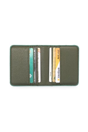 Brieftasche und Kartenetui aus Leder mit Druckknopfverschluss | - 4