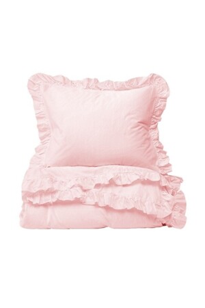 Bright Future Frilly Baby-Bettbezug-Set – Rosa - 2