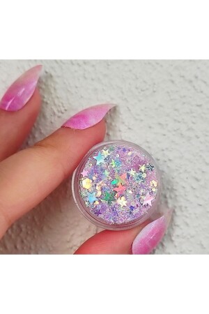 Bright Glitter Pink Glitter Gel Lidschatten Glitter Gesicht und Körper Glitter-diamante Pink - 1