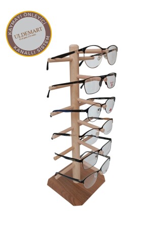 Brillenständer aus Holz, Brillen-Organizer, 6-teilig, GZS-006 - 1