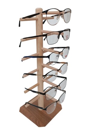 Brillenständer aus Holz, Brillen-Organizer, 6-teilig, GZS-006 - 3