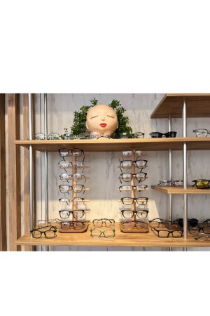 Brillenständer aus Holz, Brillen-Organizer, 6-teilig, GZS-006 - 5