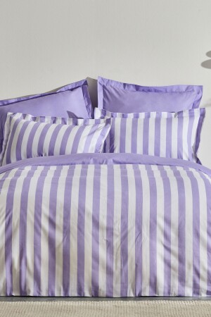 Brine %100 Pamuk Çift Kişilik Nevresim Set Lilac 160.22.11.0024 - 1