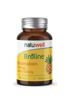 Brolin Bromelain 500 mg 2400 GDU 30 Kapseln. - 2