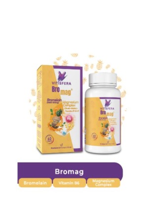 Bromag Bromelain-Magnesium-Komplex-Vitamin B6 60 Tabletten - 2