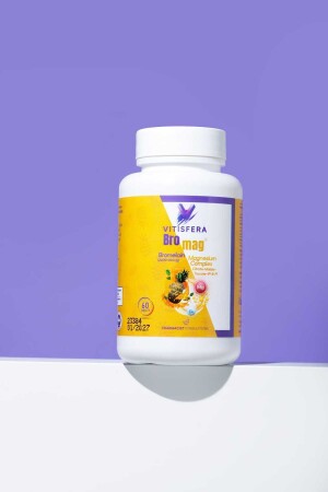 Bromag Bromelain-Magnesium-Komplex-Vitamin B6 60 Tabletten - 7