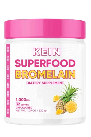 Bromelain Detox Ananas Superfood Bromelain hilft beim Abnehmen (320GR) - 6