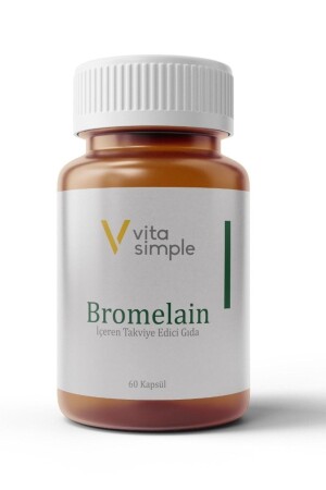 Bromelain Içeren Takviye Edici Gıda 500 Mg 60 Kapsül - 3