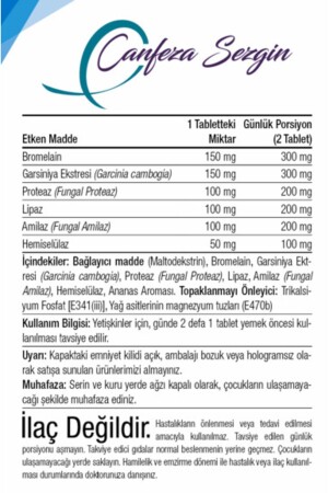 Bromelain Plus Verdauungsenzyme Garcinia-Extrakt - 4