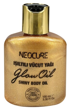 Bronz Işıltılı Vücut Simi Bakım Yağı 100 ml - 1