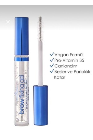 Brow Fixing Gel Brown Maskara kaş ve kirpik sabitleyici - 2