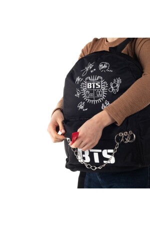 Bts Piercing Chain Schwarzer Rucksack 1009318 - 4