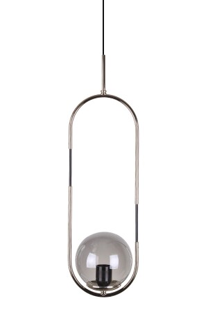 Bubble Lamp Gümüş Renk Kaplamalı Füme Camlı Sarkıt SSJAA10AA - 2