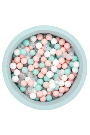 Bubble Pop Mint Ball Pool-Mint Weiß Transparent Rosa - 1