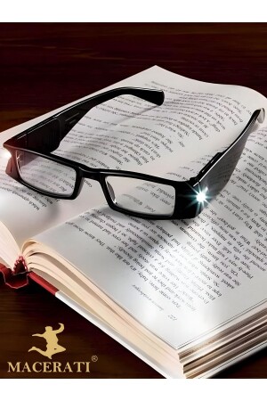 Buch-Lesebrille. LED-beleuchtete Buch-Lesebrille - 6