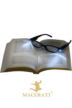 Buch-Lesebrille. LED-beleuchtete Buch-Lesebrille - 8