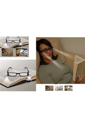 Buch-Lesebrille. LED-beleuchtete Buch-Lesebrille - 3