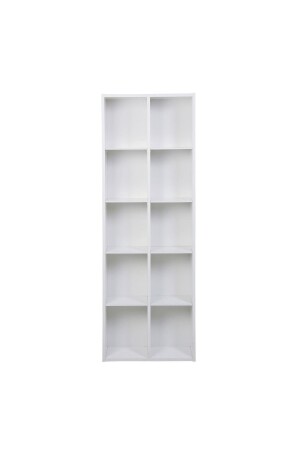 Bücherregal mit 10 Fächern/Regalen Weiß 18017 - 2