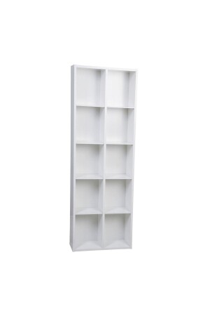 Bücherregal mit 10 Fächern/Regalen Weiß 18017 - 3
