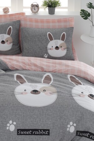 Bügelleichtes Bettbezug-Set Double Rabbit A Ep-021494 - 6