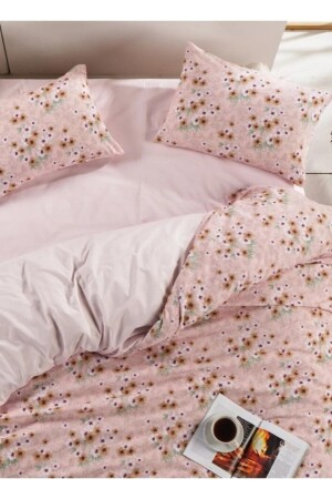 Bügelleichtes Bettbezug-Set für Doppelbett, Blumen02131453693 0211454554512 - 5