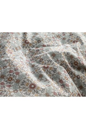 Bügelleichtes Sonnenblumen-Bettbezug-Set für Einzelbett, 160 x 220 cm, Rosa – Senf TYC00613683892 - 4