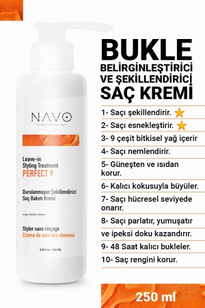 Bukle Belirginleştirici Ve Şekillendirici Saç Bakım Kremi Perfect Shape 9 - 250ml Curly Girl Method - 1