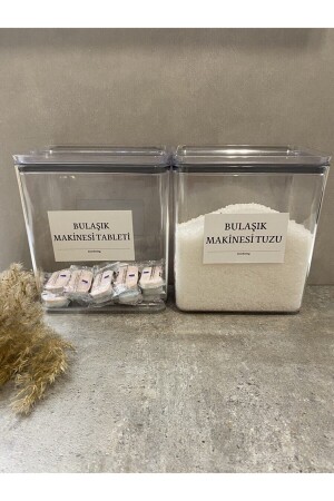 Bulaşık Makinesi Deterjan Kavanozu-kutusu- Bulaşık Makinesi Tuzu Kavanozu-kutusu 2900ml 312457956 - kalitebudur34