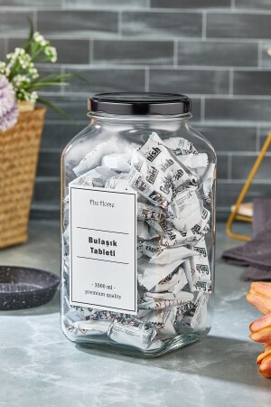 Spülmaschinenreiniger-Tablettendose/Box Vakuumdeckel 3000 ml - Fbzhome