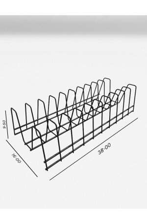 Bulaşıklık Tabak Bardak Rafı Dolap İçi Tabak Düzenleyici Tabaklık Bardaklık Tencere Kapağı - 7