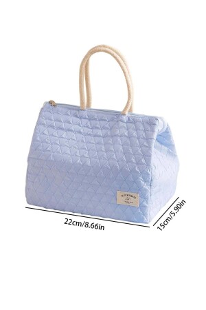 Bunte Lunchtasche Blau - 6