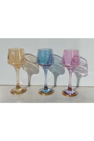 Buntes Kaffeeglas und Wasserglas für 6 Personen Colorful506 - 6