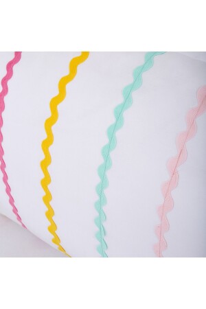 BUNTES STREIFEN-DETAILLIERTES SPEZIALDESIGN-BETTBEZUG-SET „NICE DOUBLE Nice“.Paar - 8