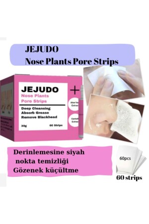 Burun Temizleme Macunu, Burun Bandı, Gözenek Giderici 60 Kullanımlık Maske 30 Gr-60 Strips jeju111 - 2