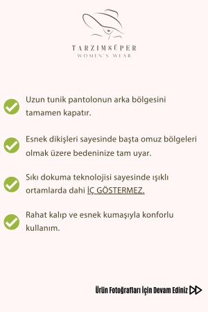 Büyük Beden Konfor Modeli Viskon Ikili Tesettür Takım Pantolon Tunik 2'li Şık Takım Kombin Siyah Pantolonlu Tesetür Genç Anne Kapalı 759 - 3