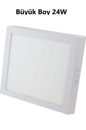 Büyük Boy 24w Modern Tavana Sıfır Kare Plafonyer Led Avize Panel Light 6500k Cold White lxhome4 - 7